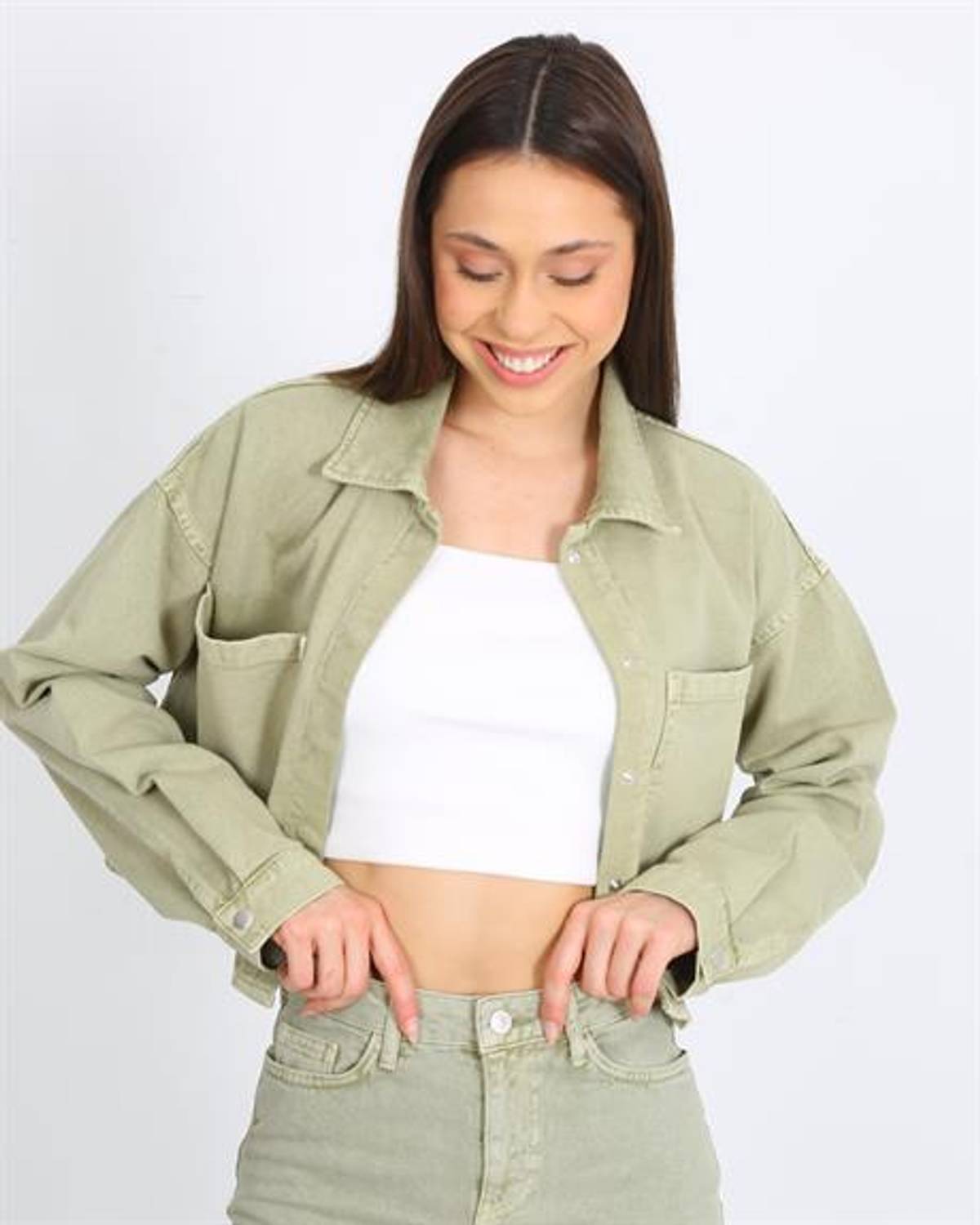 Женский пиджак Markano оливкового цвета, доступен в размерах S, XS, M, L