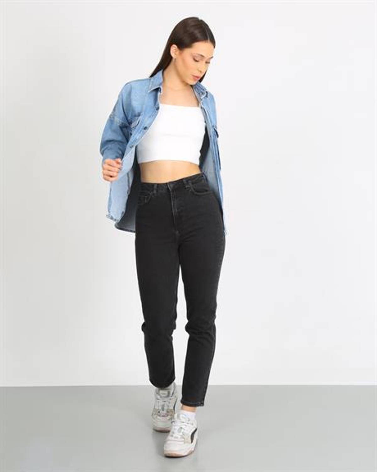 Markano Kadın  Gömlek  Middle Blue