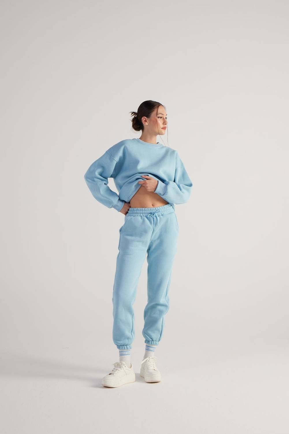 Fluffy Sweatpants Blue