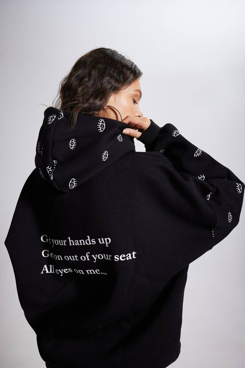 Eye Sweatshirt Siyah