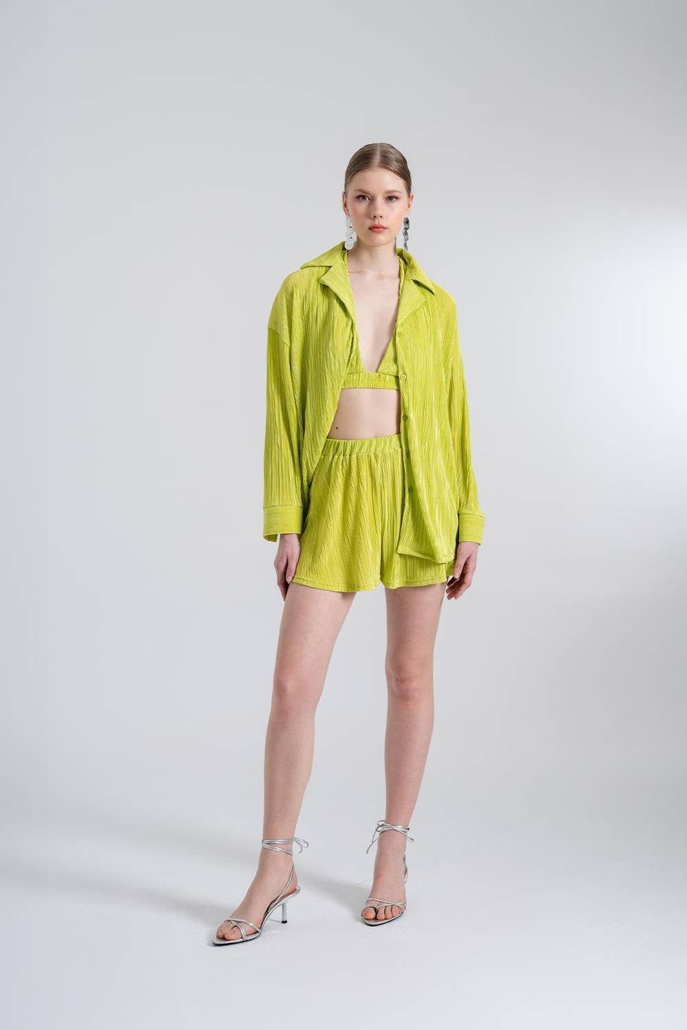 Comfy Oversize Shirt Green