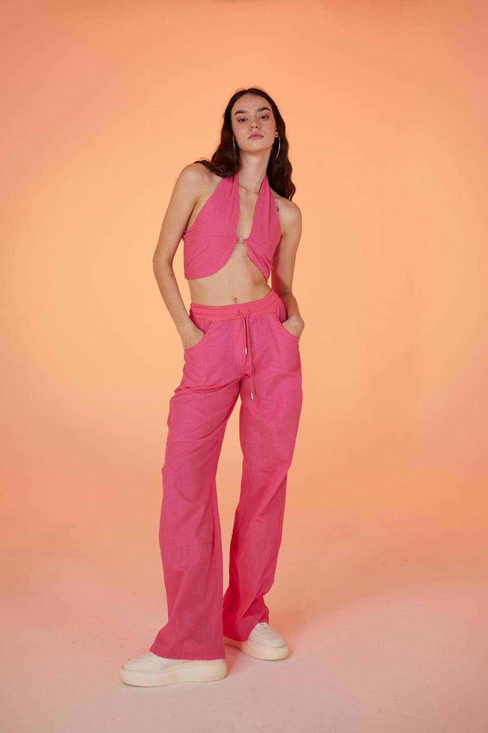 Rise Pants Pink