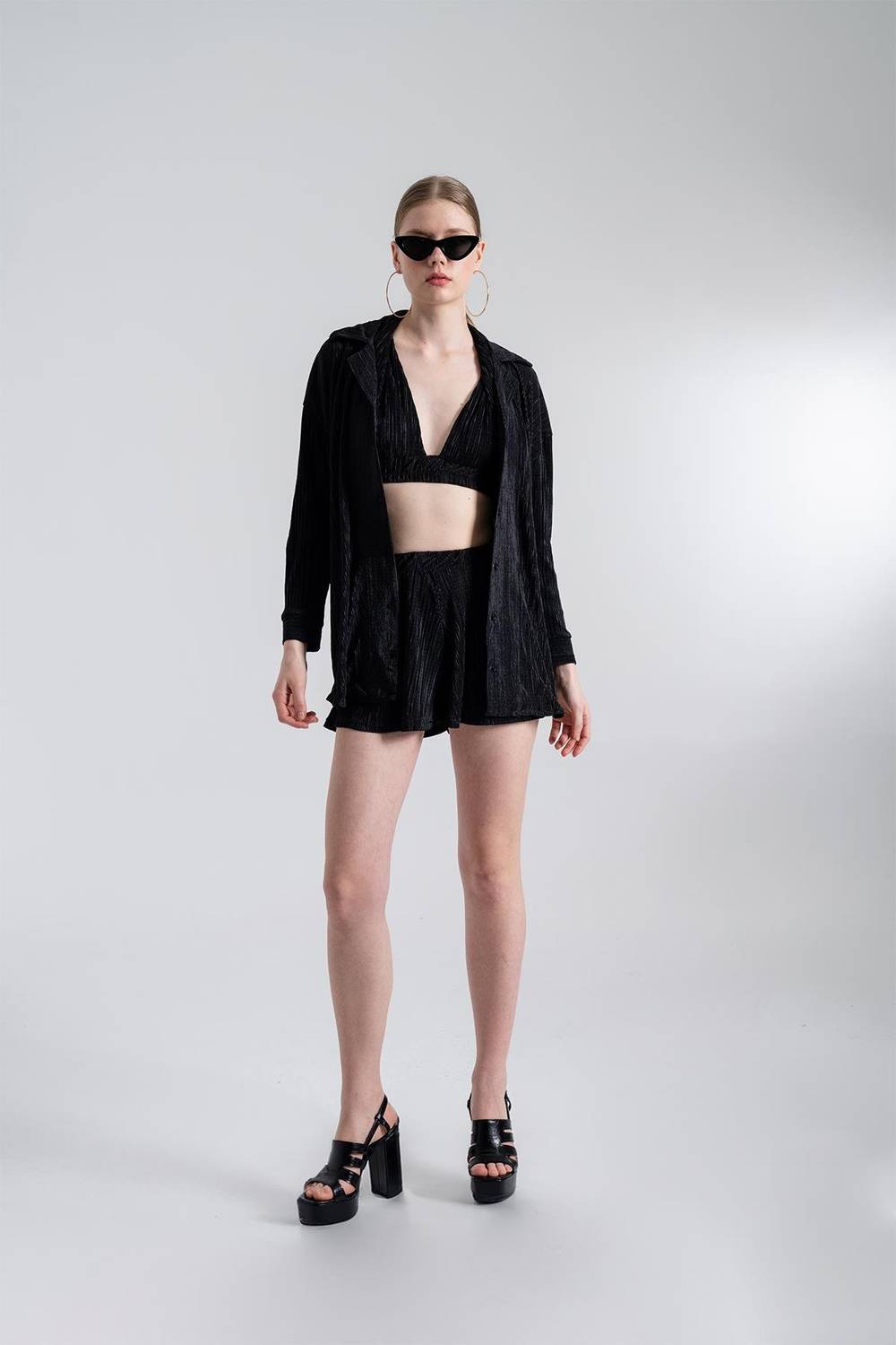 Comfy Oversize Shirt Black