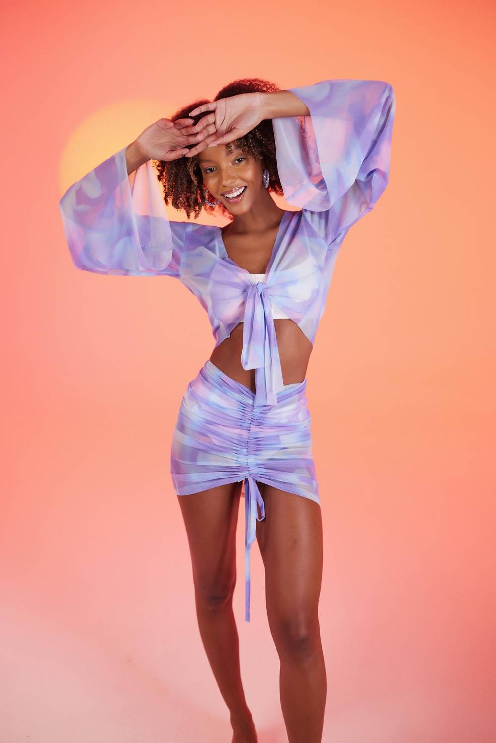 Bonita Pareo Suit Lilac