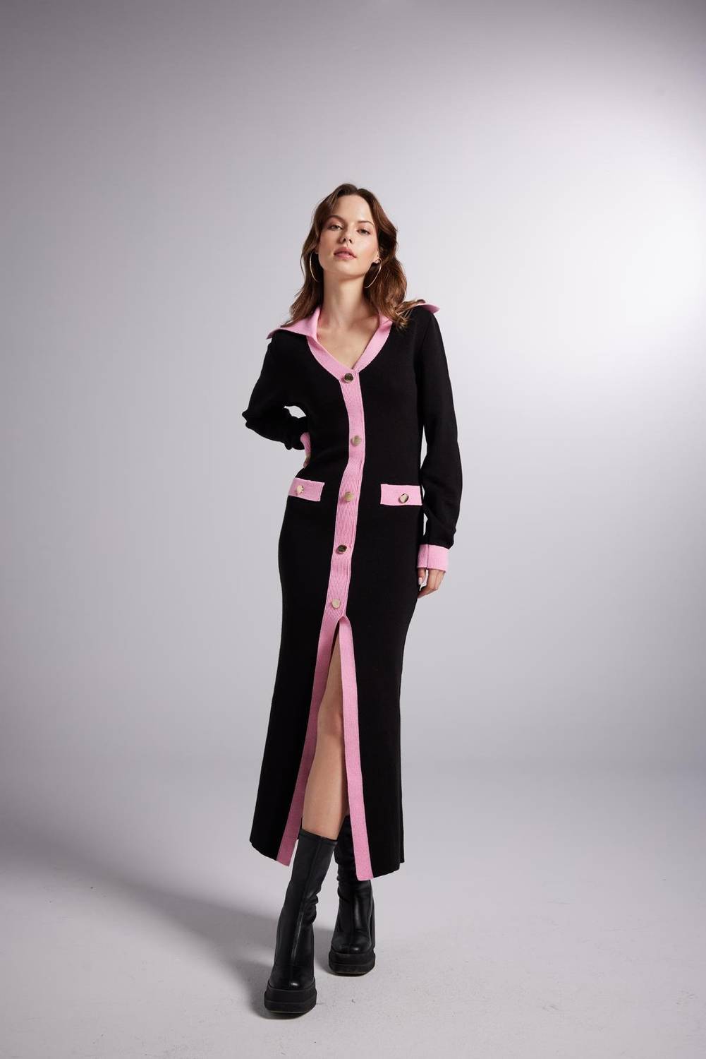 Elias Knitwear Dress Black