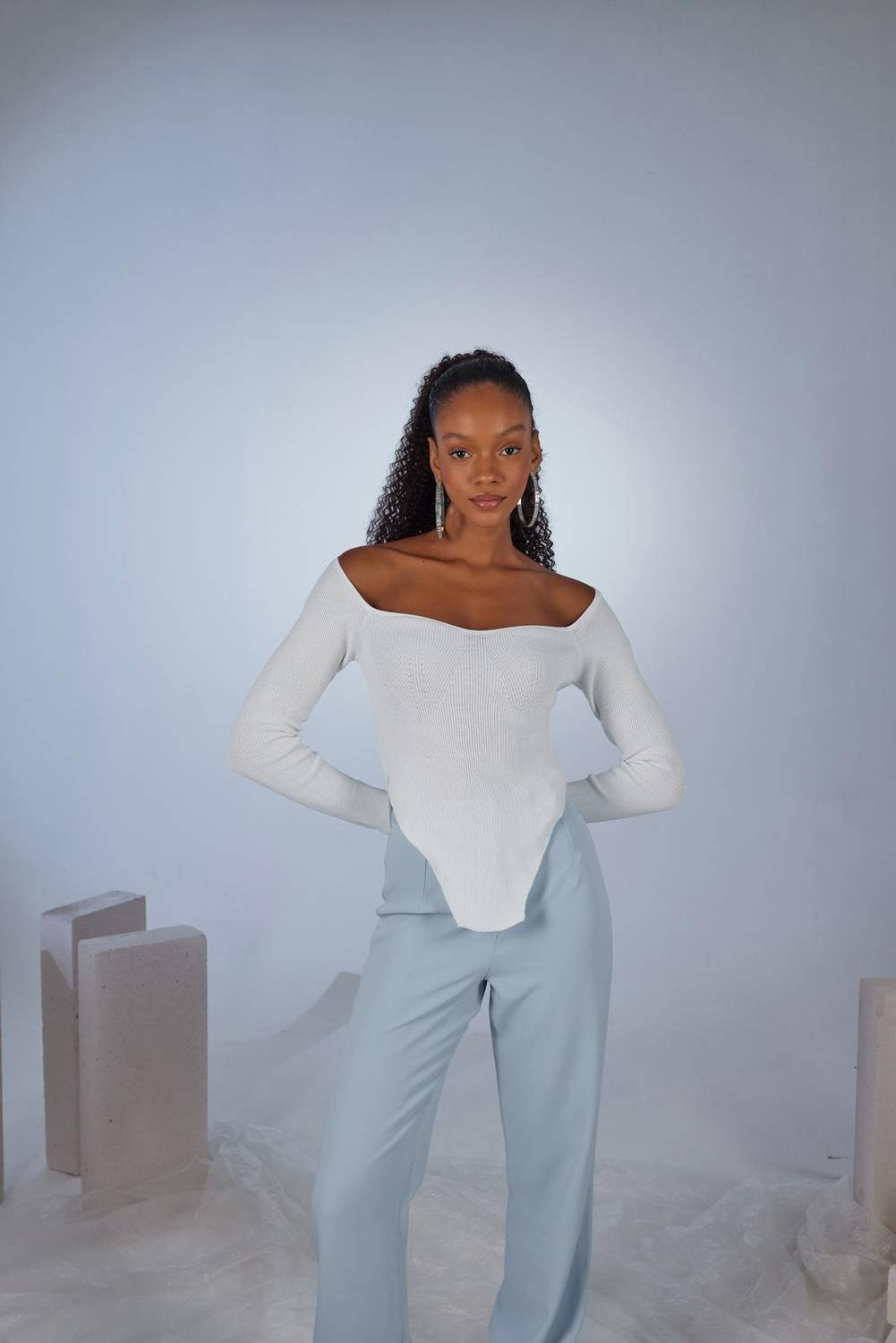 Rolla Pullover White