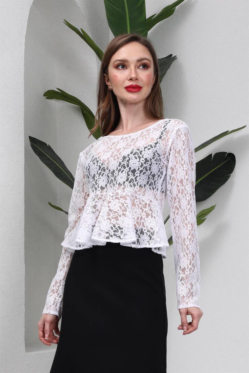 White Lace Blouse