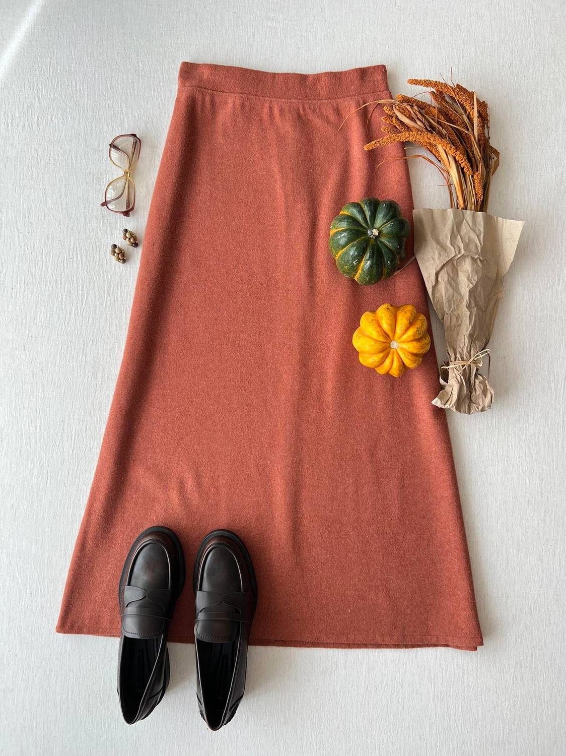  Salmon Stash Long Skirt