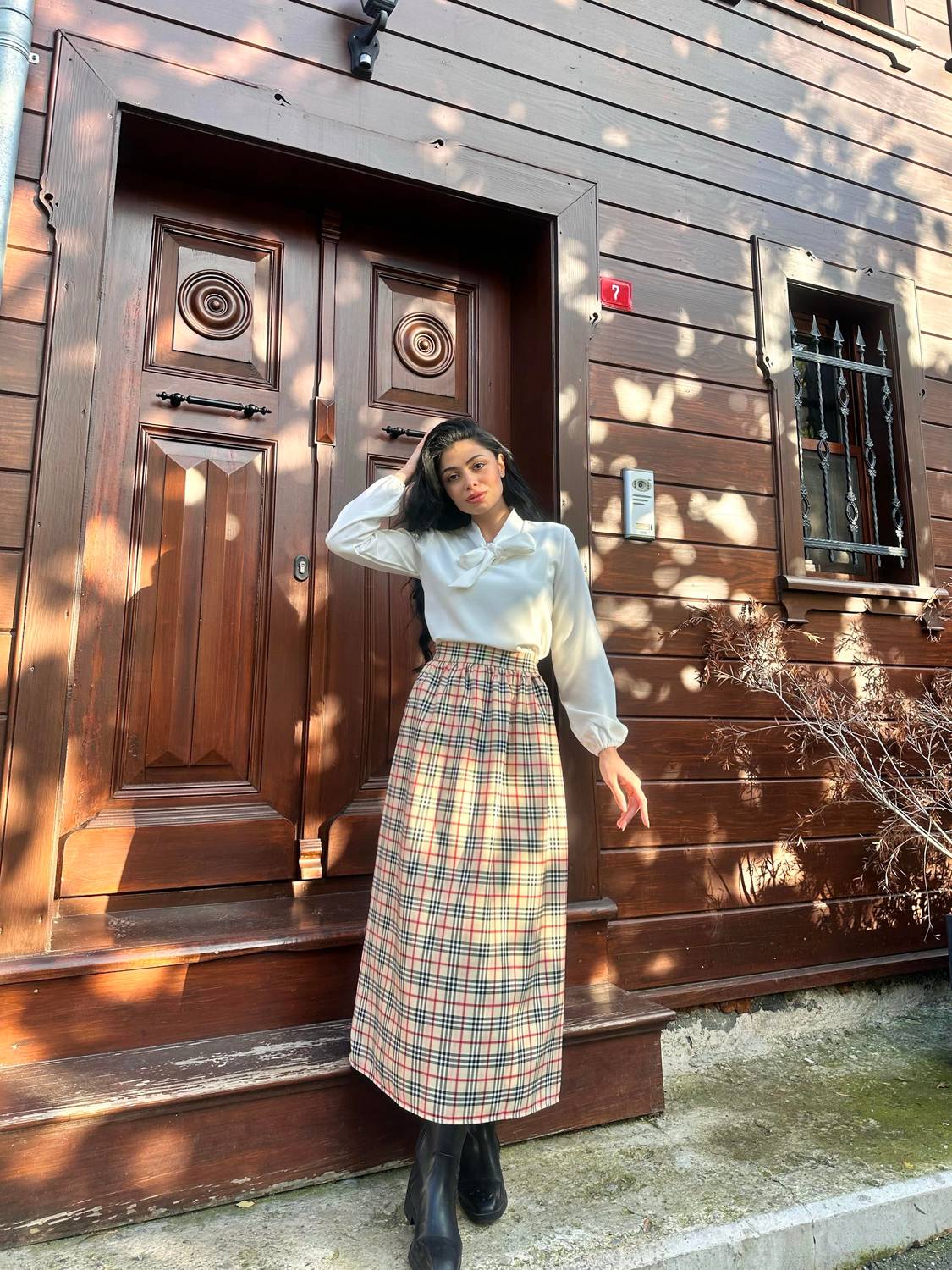 Кремовий екошовковий довгий спідниця з зав'язкою на талії, 100% бавовна, вільний крій, різні розміри 36-46