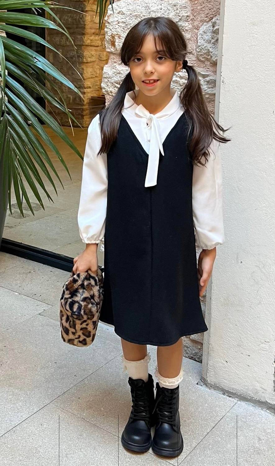 Черное платье-джилет из кашемира для девочек от 1 до 13 лет, свободный крой, мягкая ткань, ручная стирка, не просвечивает