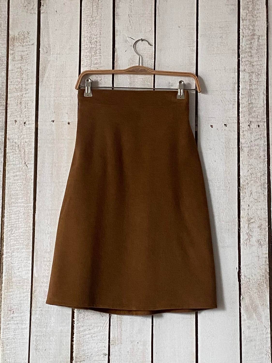 Camel Kaşe Kısa Etek