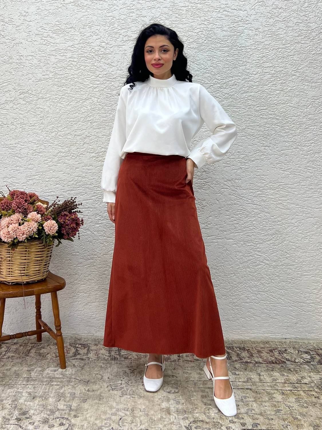 Kiremit Fitilli Kadife A Kesim Etek