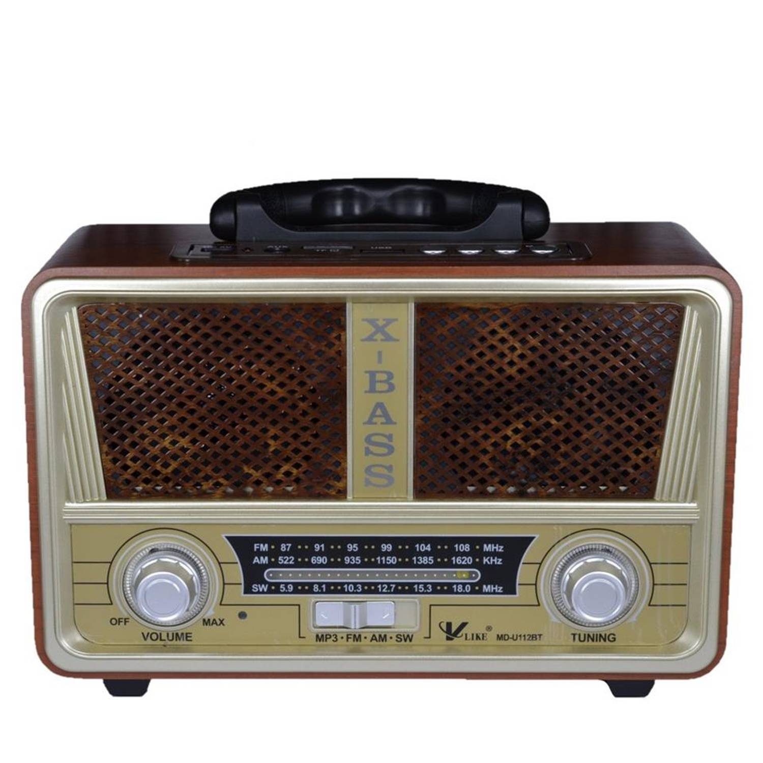 Retro Nostalgic Mdu112bt Radio USB/SD Music Player Radio with Bluetooth Control