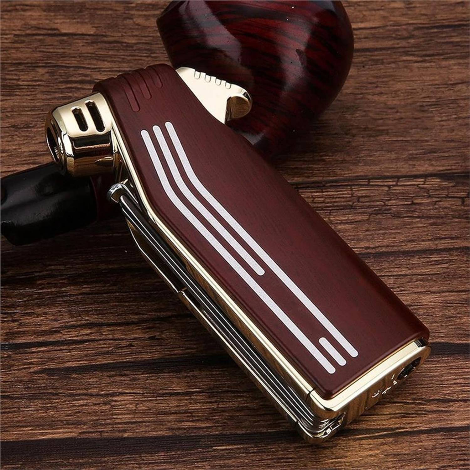 Parmida PCM0441 Pipe Lighter Brown