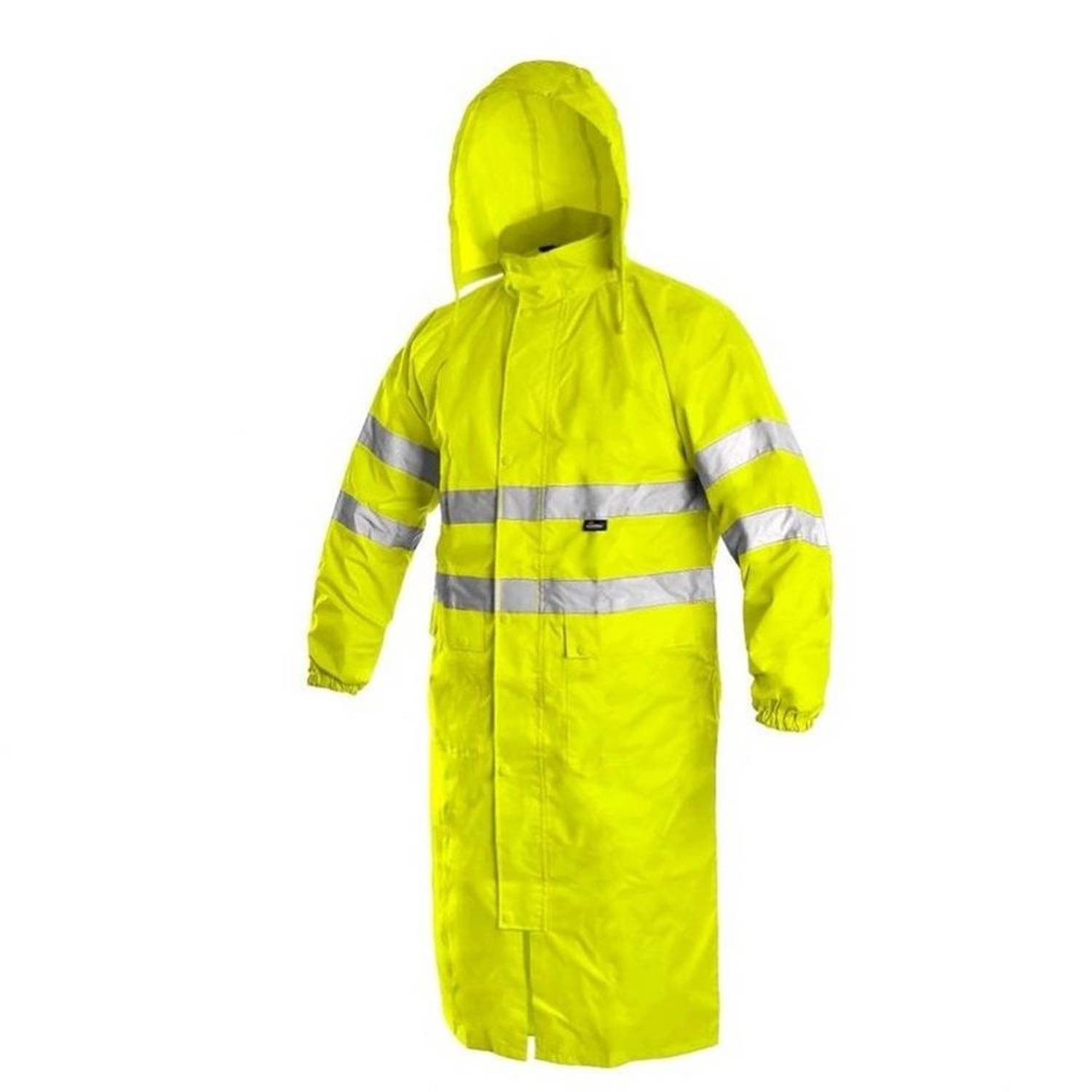 Reflektörlü 150D Pardesü Yağmurluk Sarı