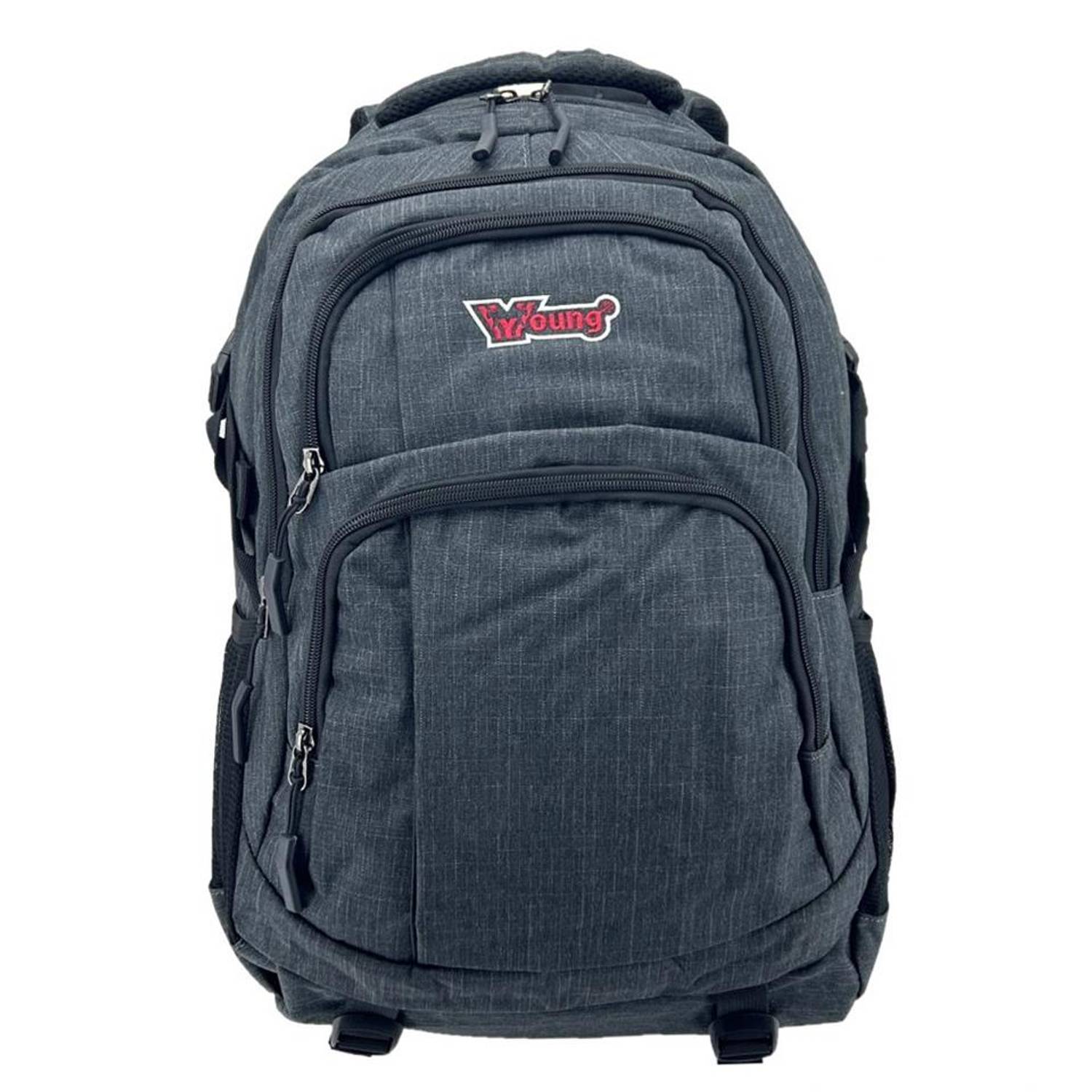 Young 51546 School Backpack Black