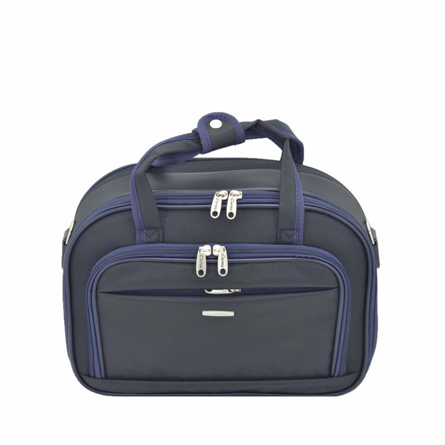 Bagas Stewardess Cabin Makeup and Handbag Navy Blue