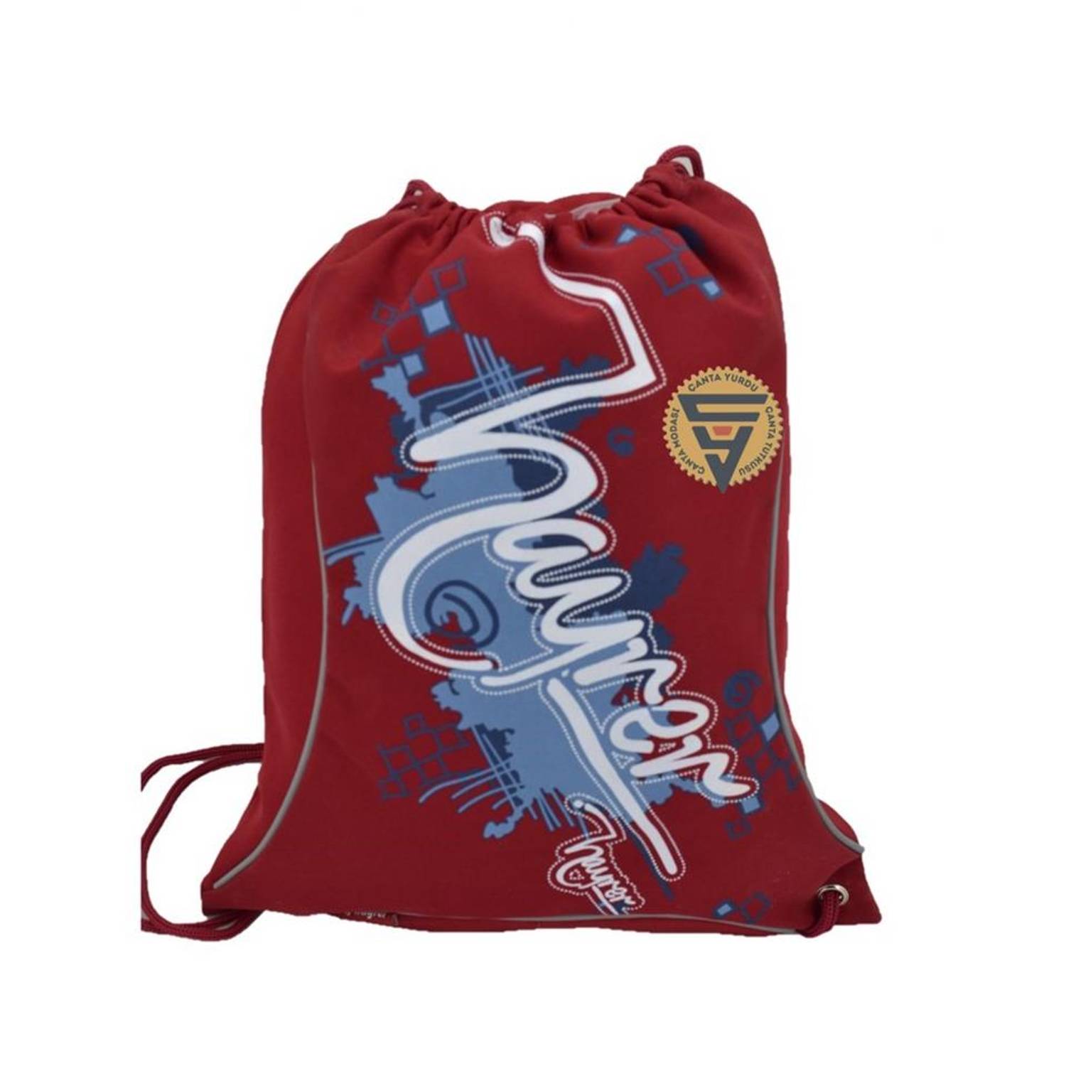 Hayrer Fabric Drawstring Bag Backpack Red