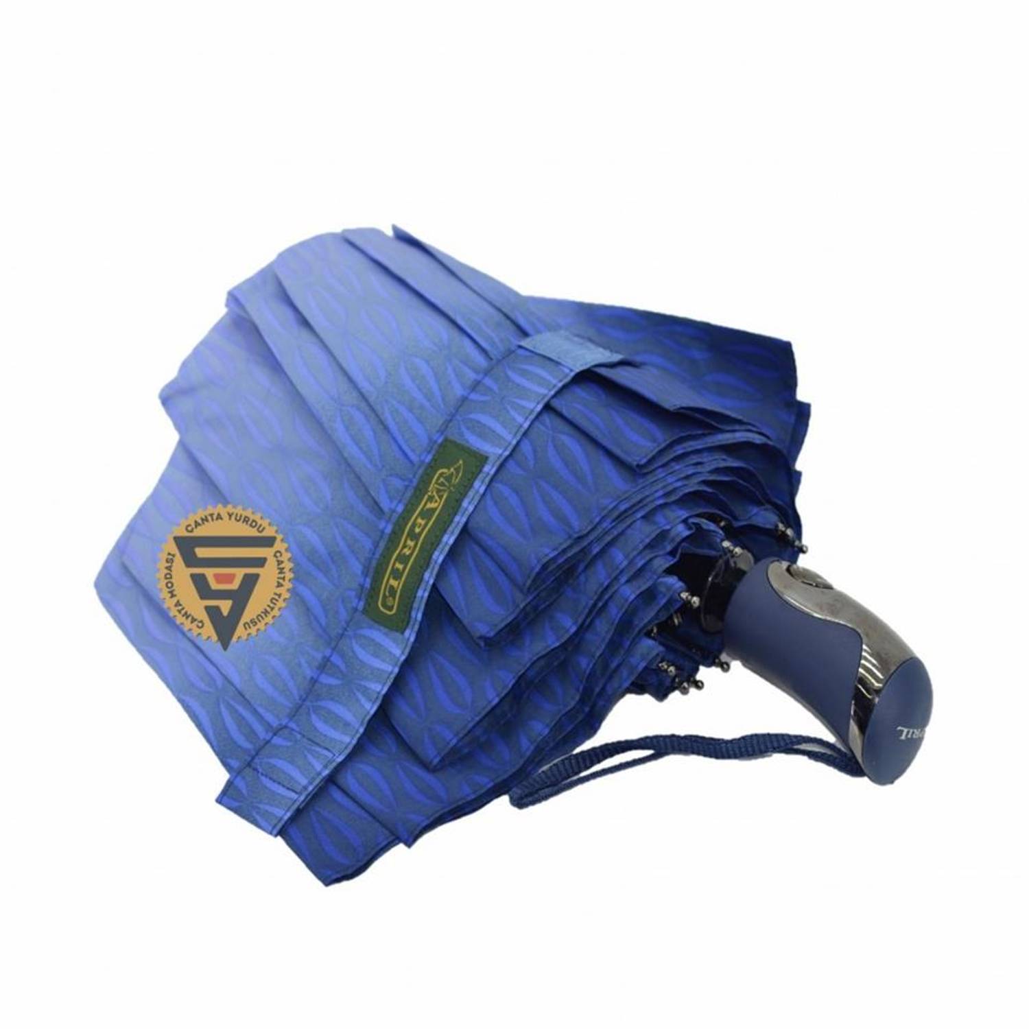 April A-225L Fully Automatic 10 Wire Women's Umbrella Blue