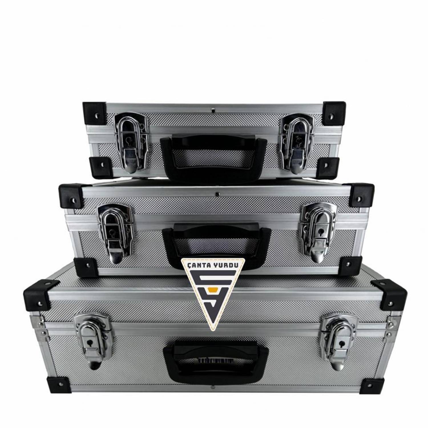 Alüminyum Üçlü Takım Çanta Seti Tkm111