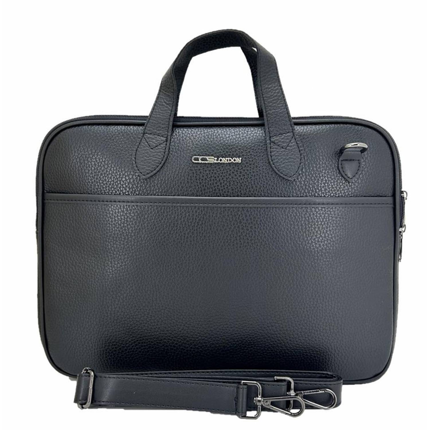 Ççs London 71455 Vegan Laptop Evrak Çantası 13 İnç Siyah