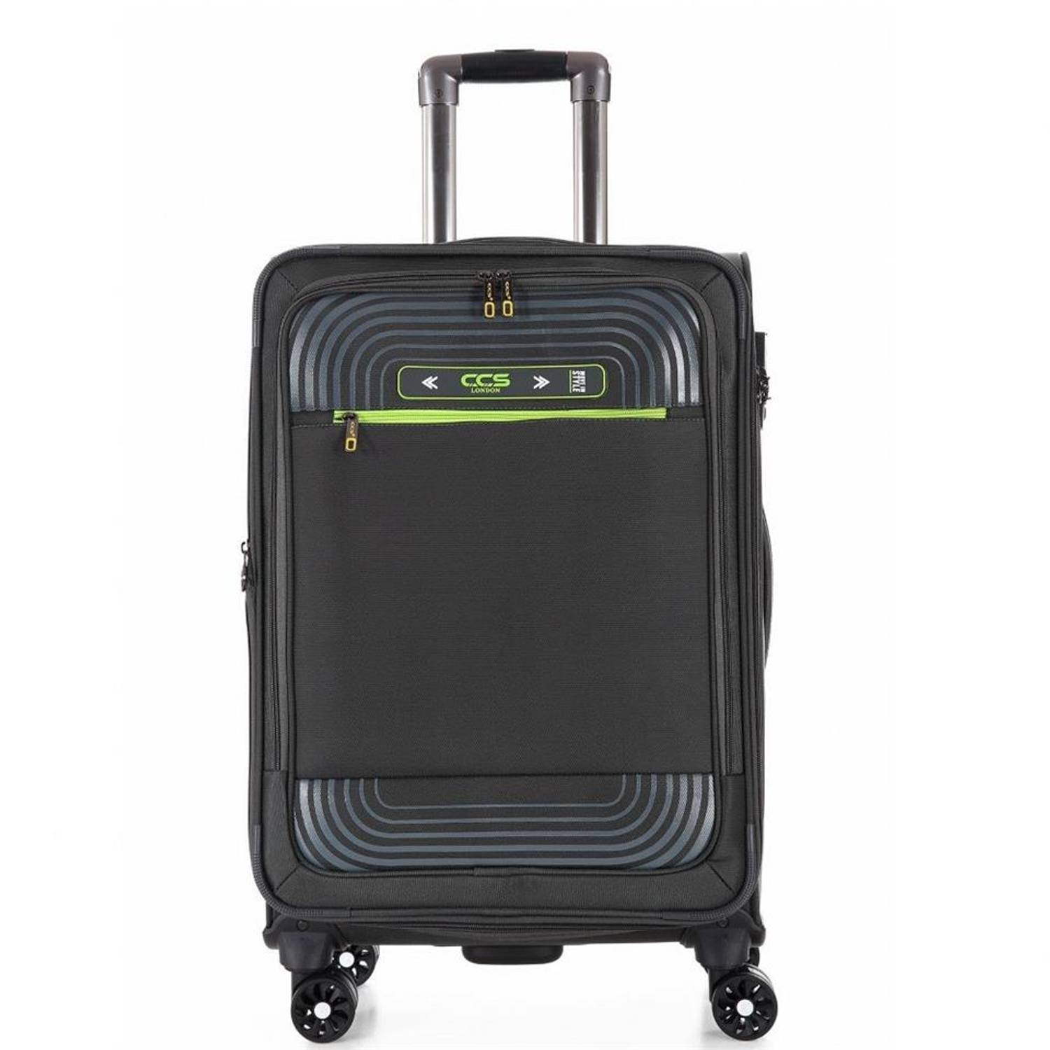 ÇÇS 620 Kumaş Orta Boy Valiz Siyah