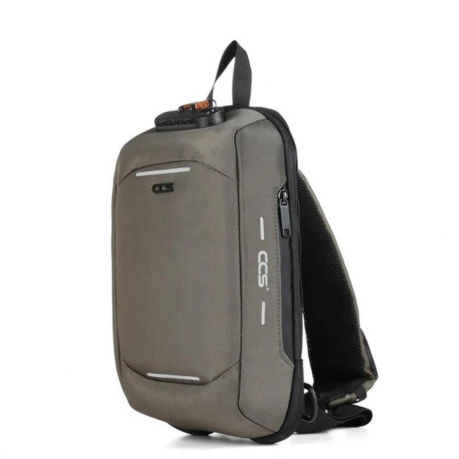 ÇÇS 31301 Crossbody Backpack and Chest Bag with Shoulder Strap Khaki
