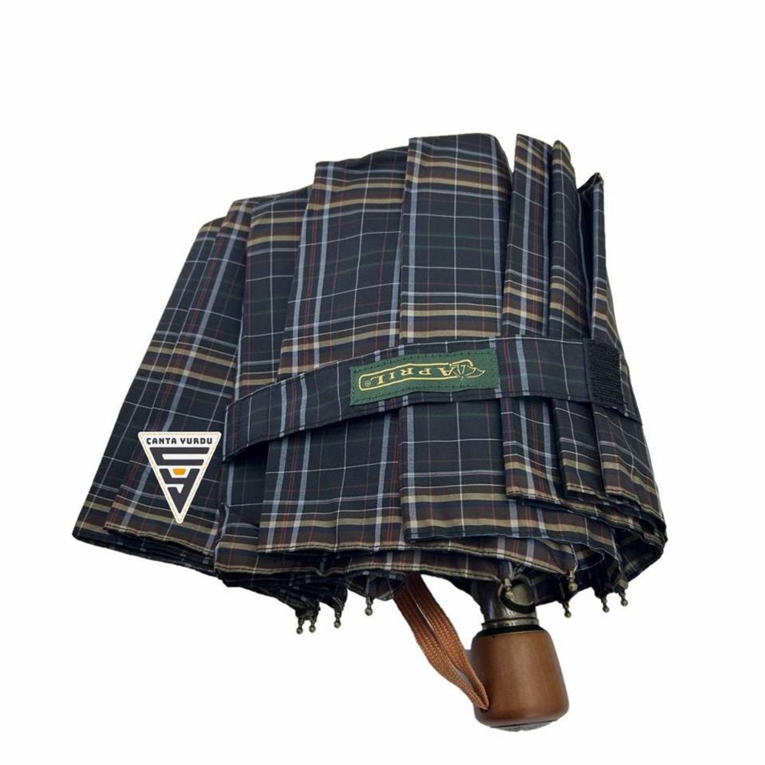 April A238L Otomatik Special Ekose B5 Şemsiye