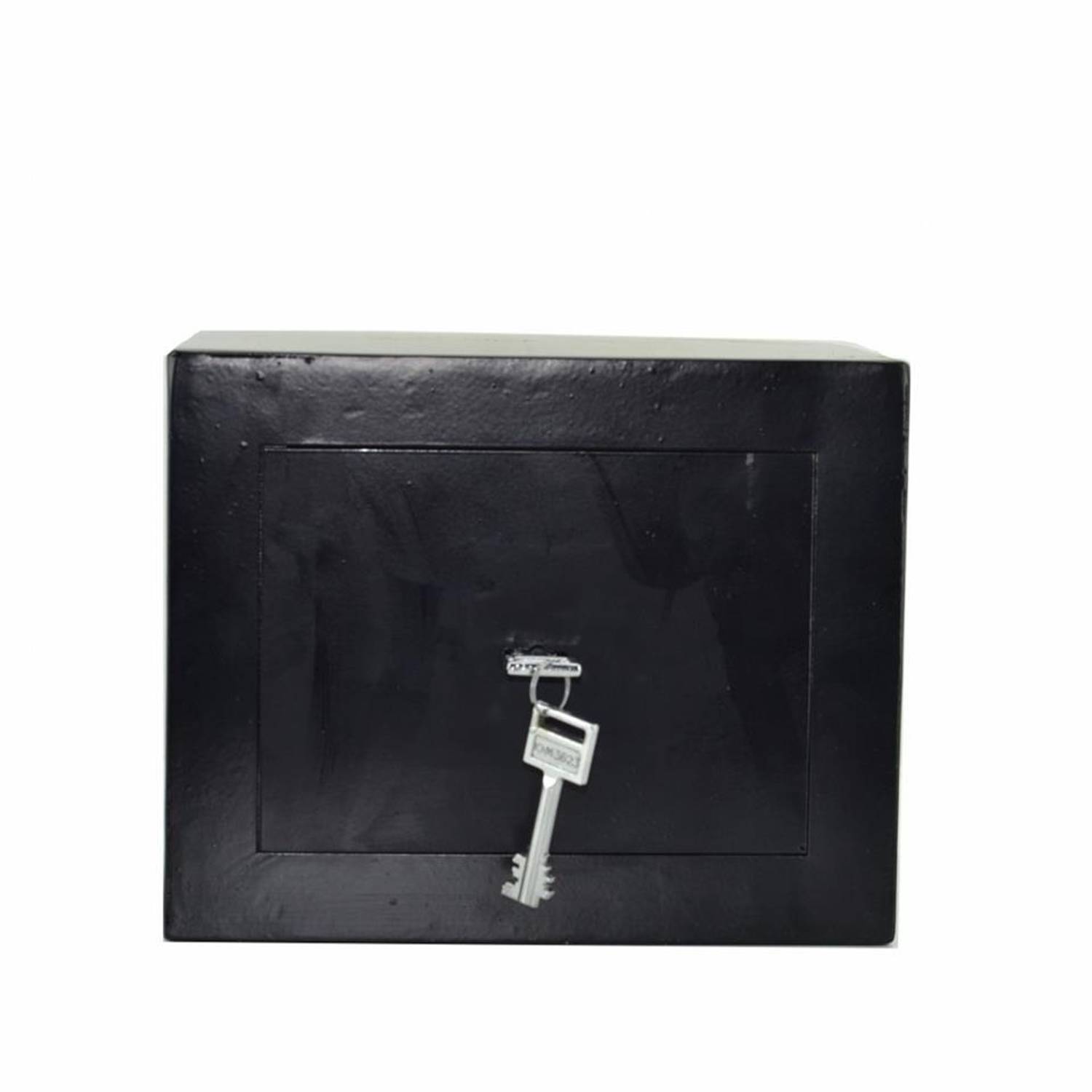 Home Office Safe with Key Steel Safe 30x19x27 Cm