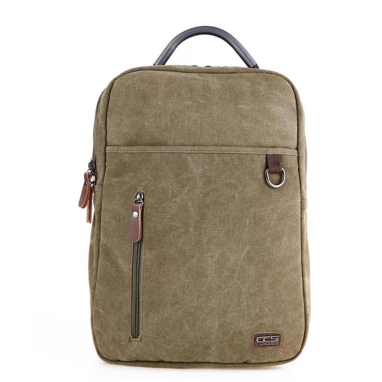  ÇÇS 51399 Kanvas Sırt Çantası Yeşil