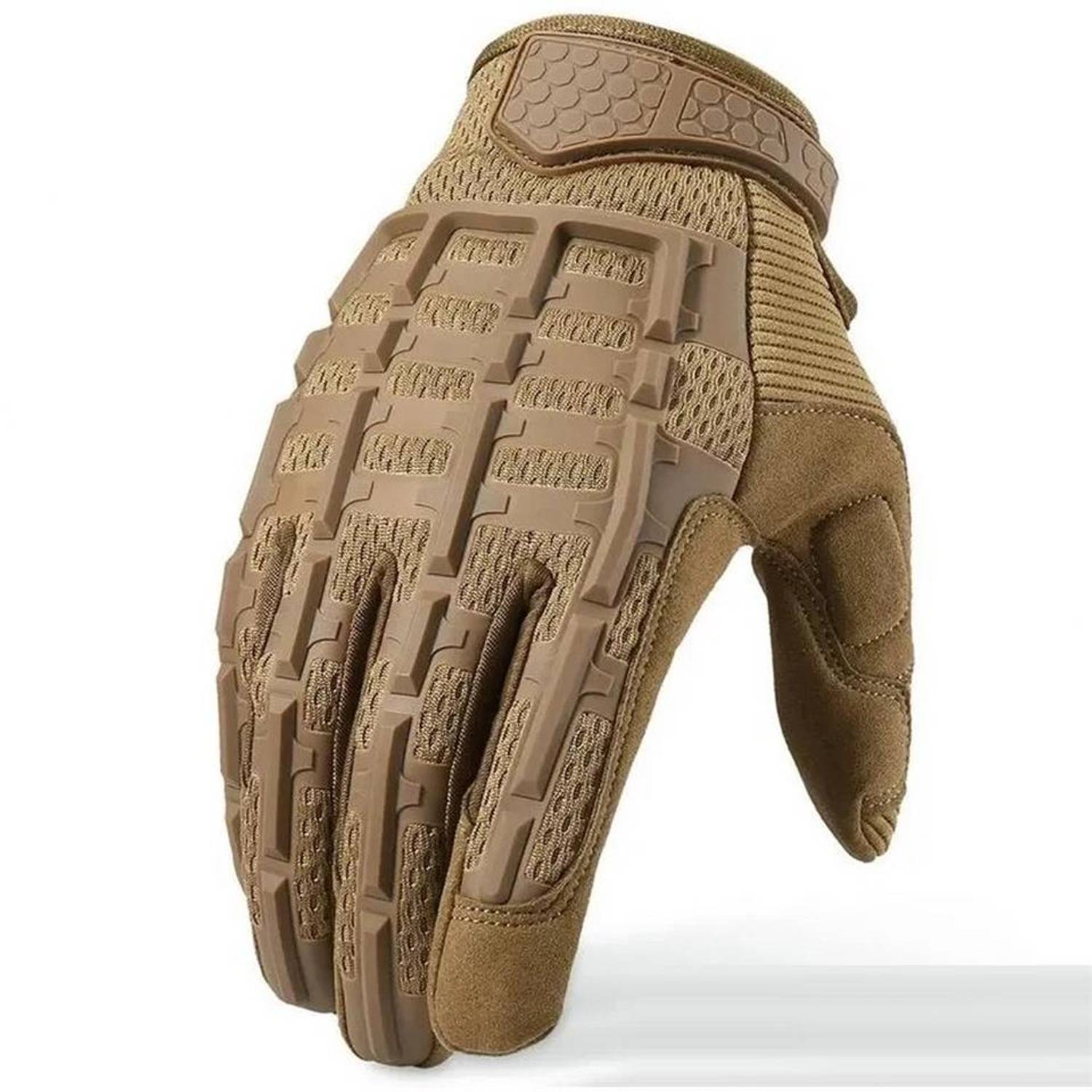 Rubber Expansion Size L CAY232 Tactical Glove Wolf Brown