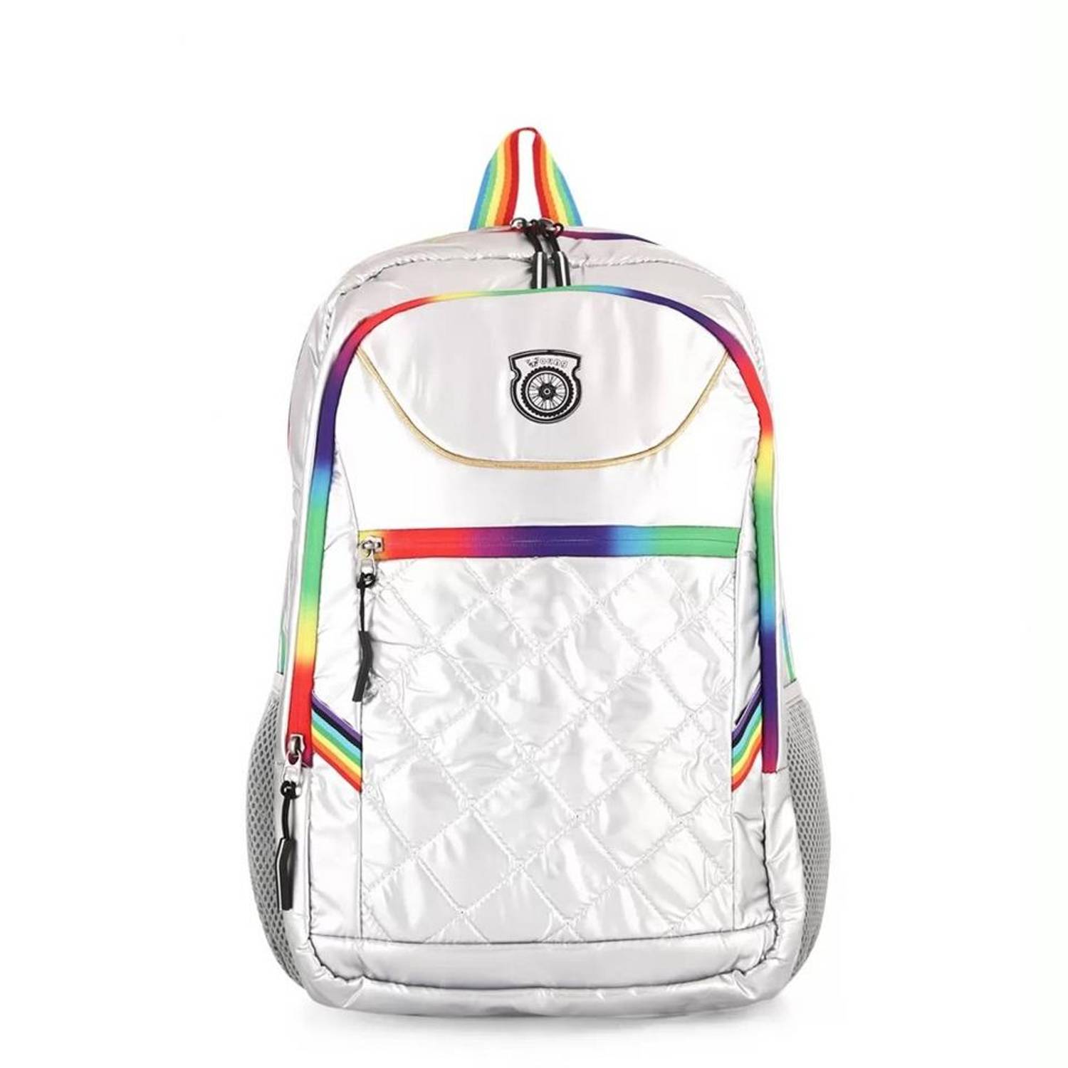 Young 51518 School Backpack Silver