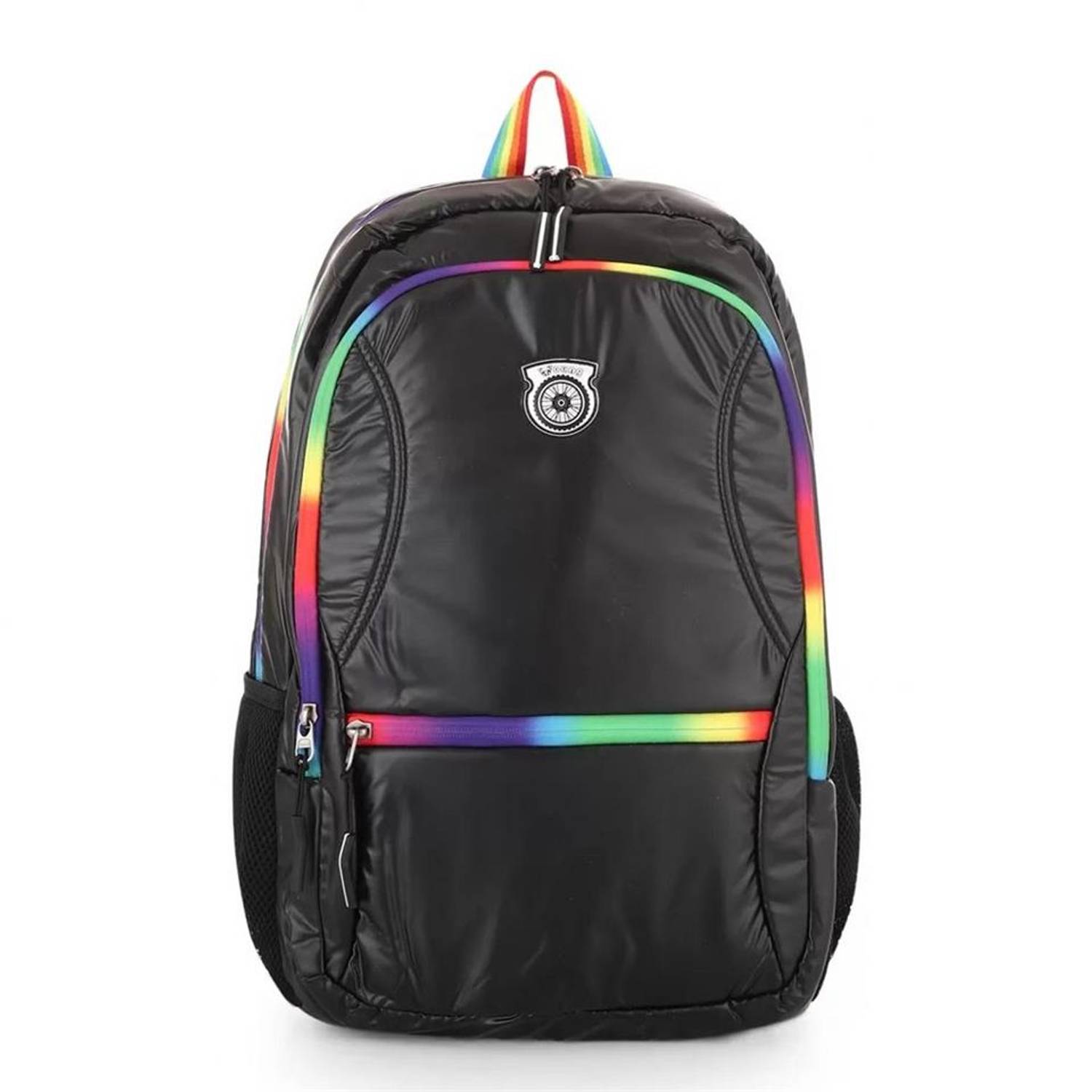 Рюкзак Young 51516 для школи чорного кольору з 2 основними відділеннями, регульованими бретелями та відкритими кишенями