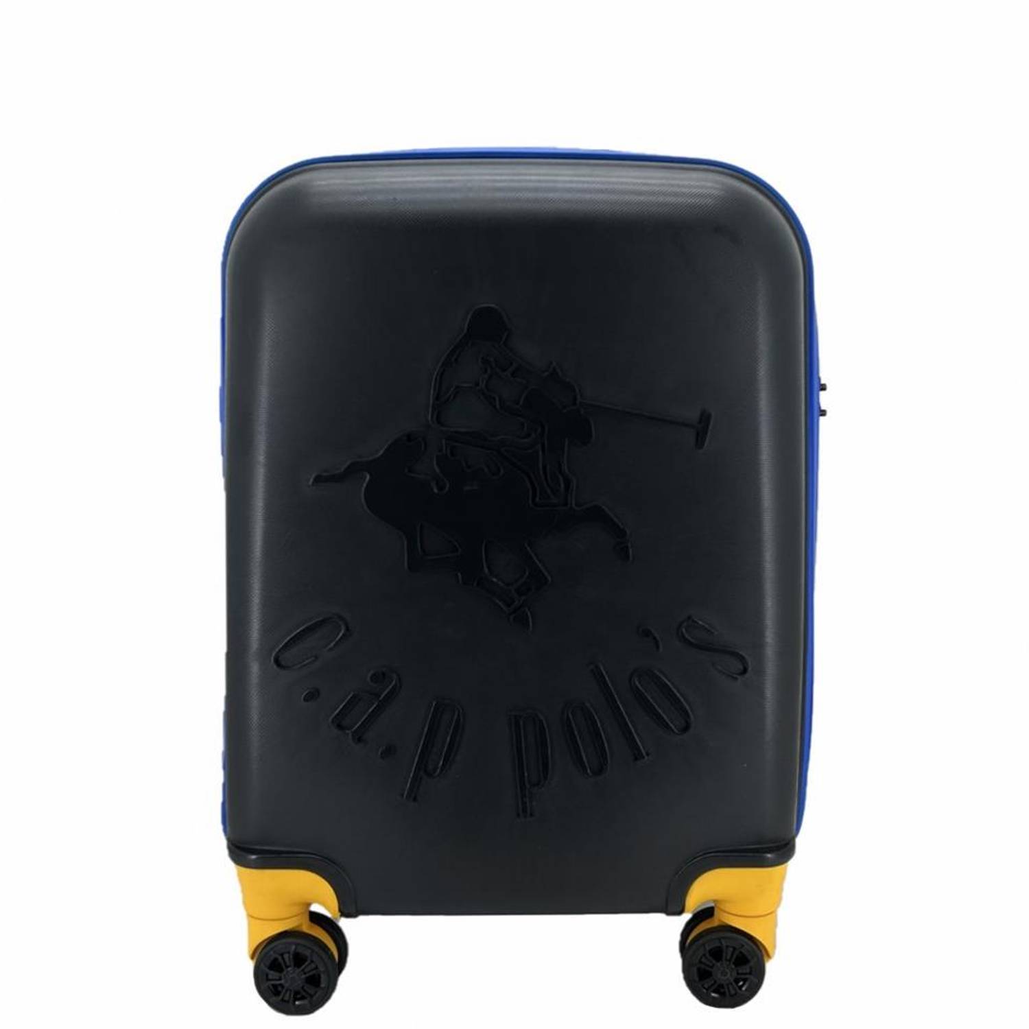 Cap Polo's Polipropilen Büyük Boy Valiz Siyah