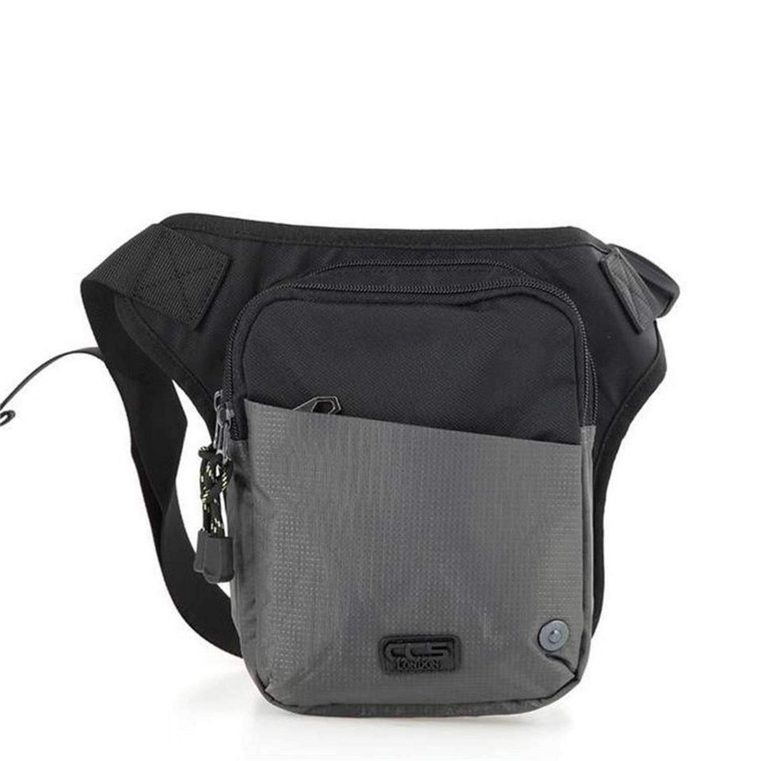 Ççs 31186 Motorcycle Waist Leg Bag Gray