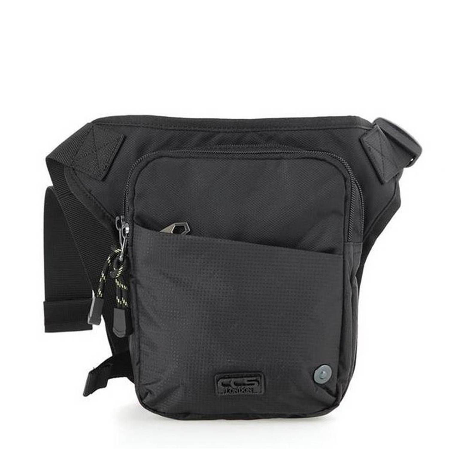 Ççs 31186 Motorcycle Waist Leg Bag Black