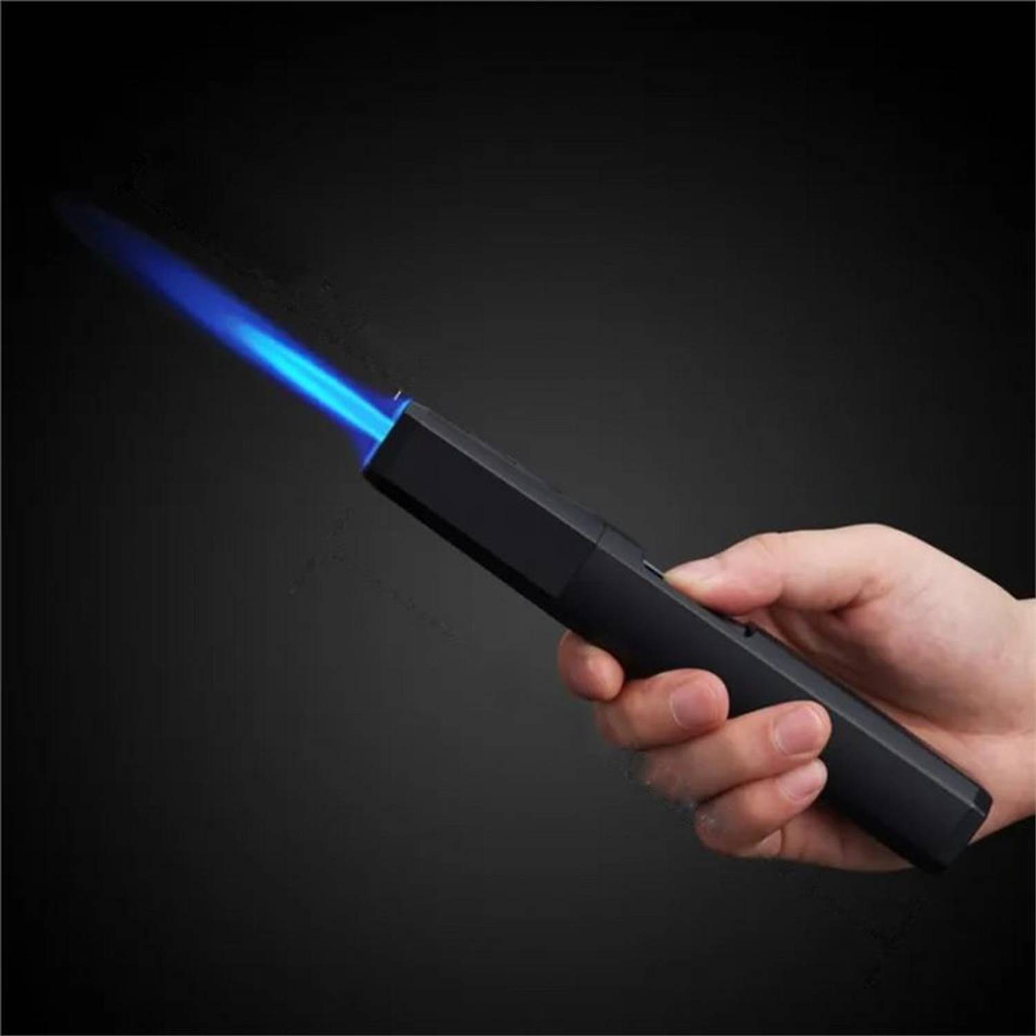 Parmida PCM0436 Butane Torch Torch Cigar Lighter Black