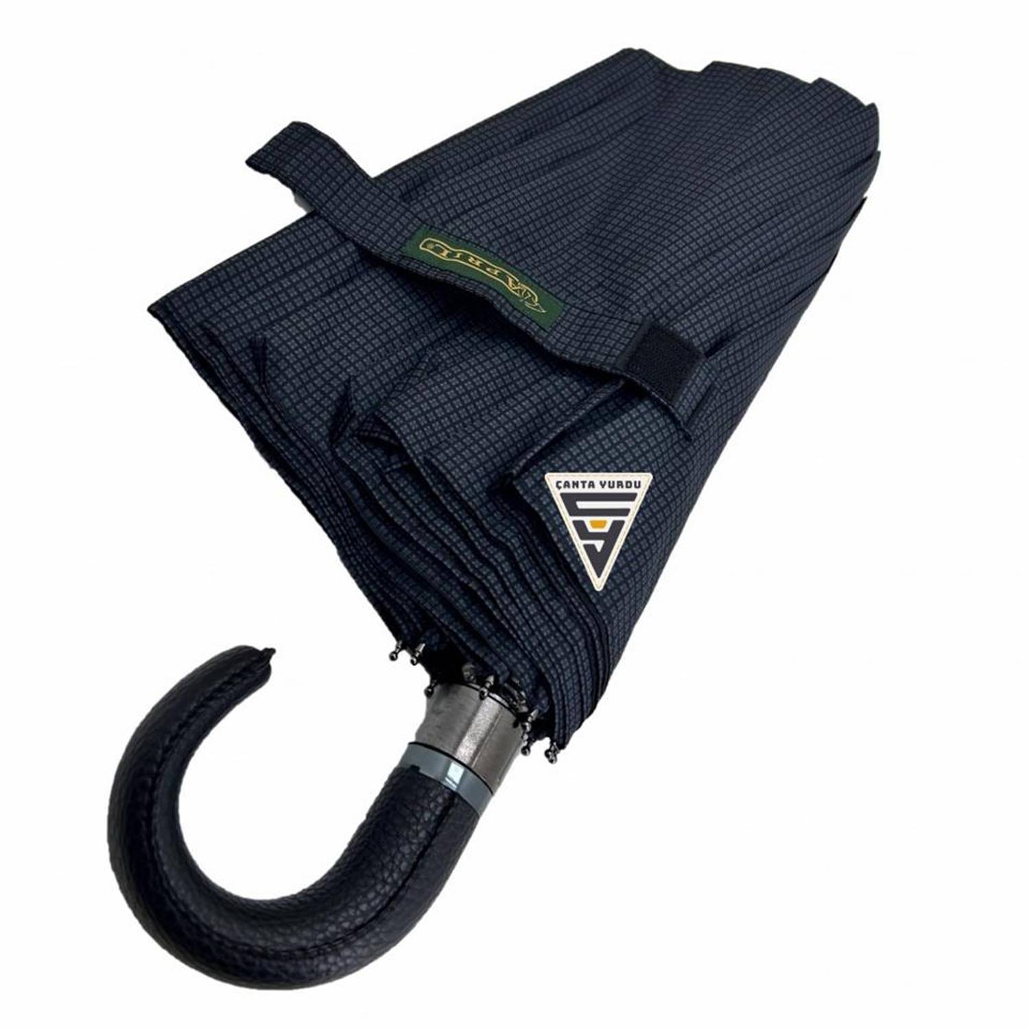 Автоматический зонт April A-228G Elite G5, черный, 10 спиц, компактный, прочный, водоотталкивающий, легко открывается одной кнопкой