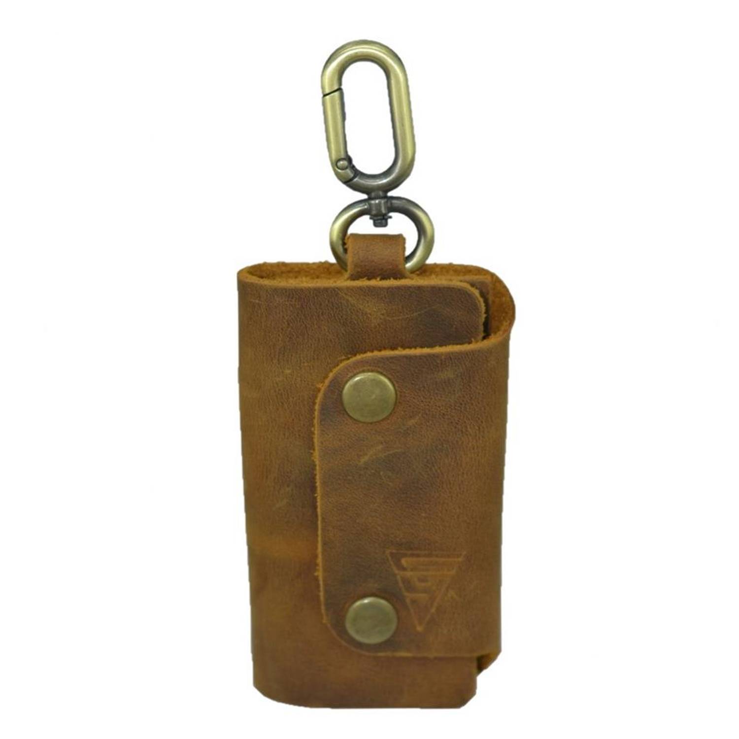 Genuine Leather Design Keychain Crazy Taba