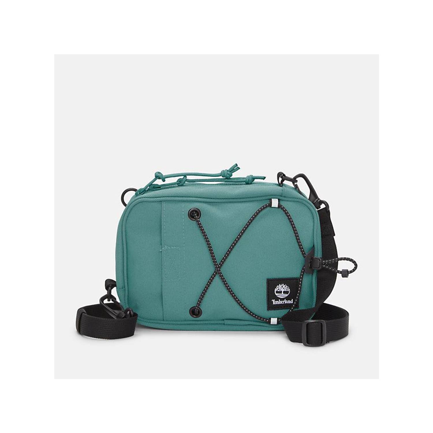 Чоловіча сумка Timberland Archive 2.0 Bodybag, зелена, з великою блискавкою, регульованим ременем та кишенею на передній панелі для швидкого доступу