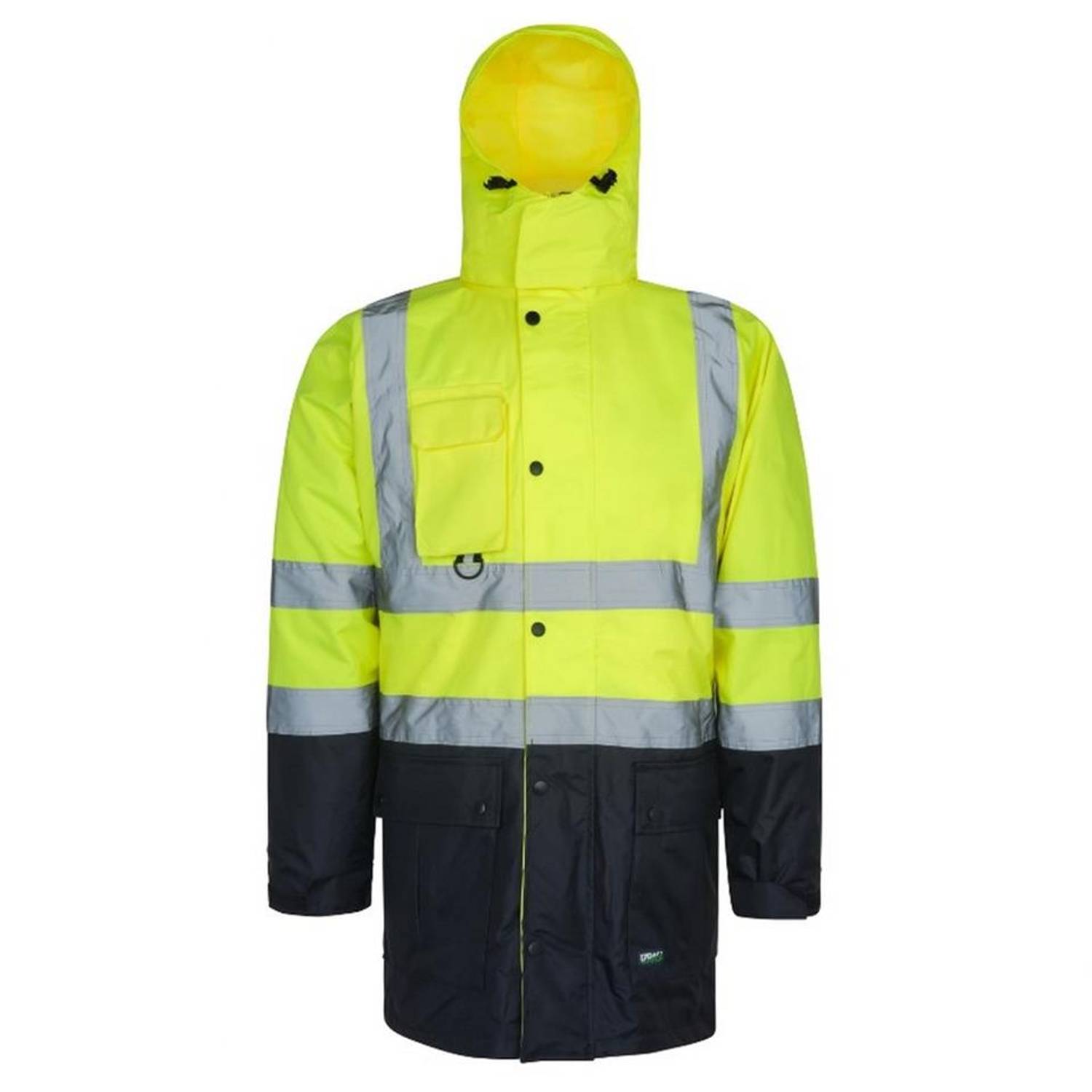 Reflektörlü 5+1 Farklı Kullanımlı Oxford 300D Parka Sarı