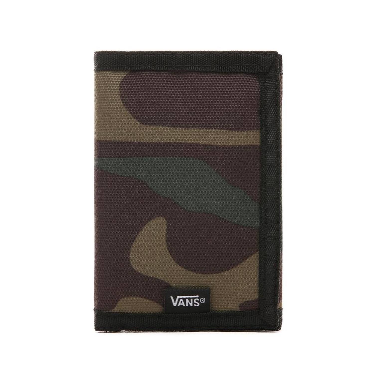 Сумка-клатч Vans, камуфляжна, 100% поліестер, три відділення, широкий відділ для грошей, для карток і монет. Розмір унісекс