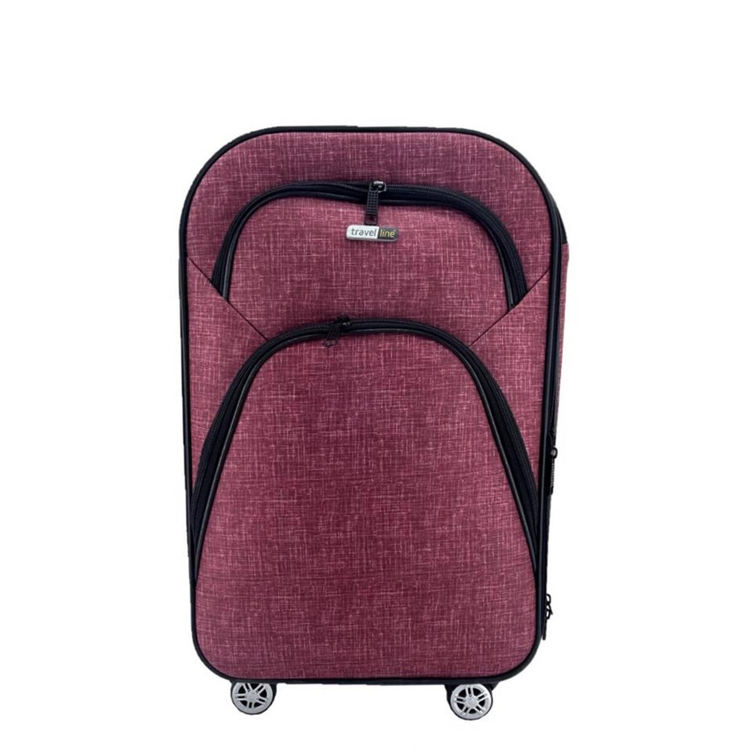 Medium Suitcase with Travel Squeegee Claret Red
