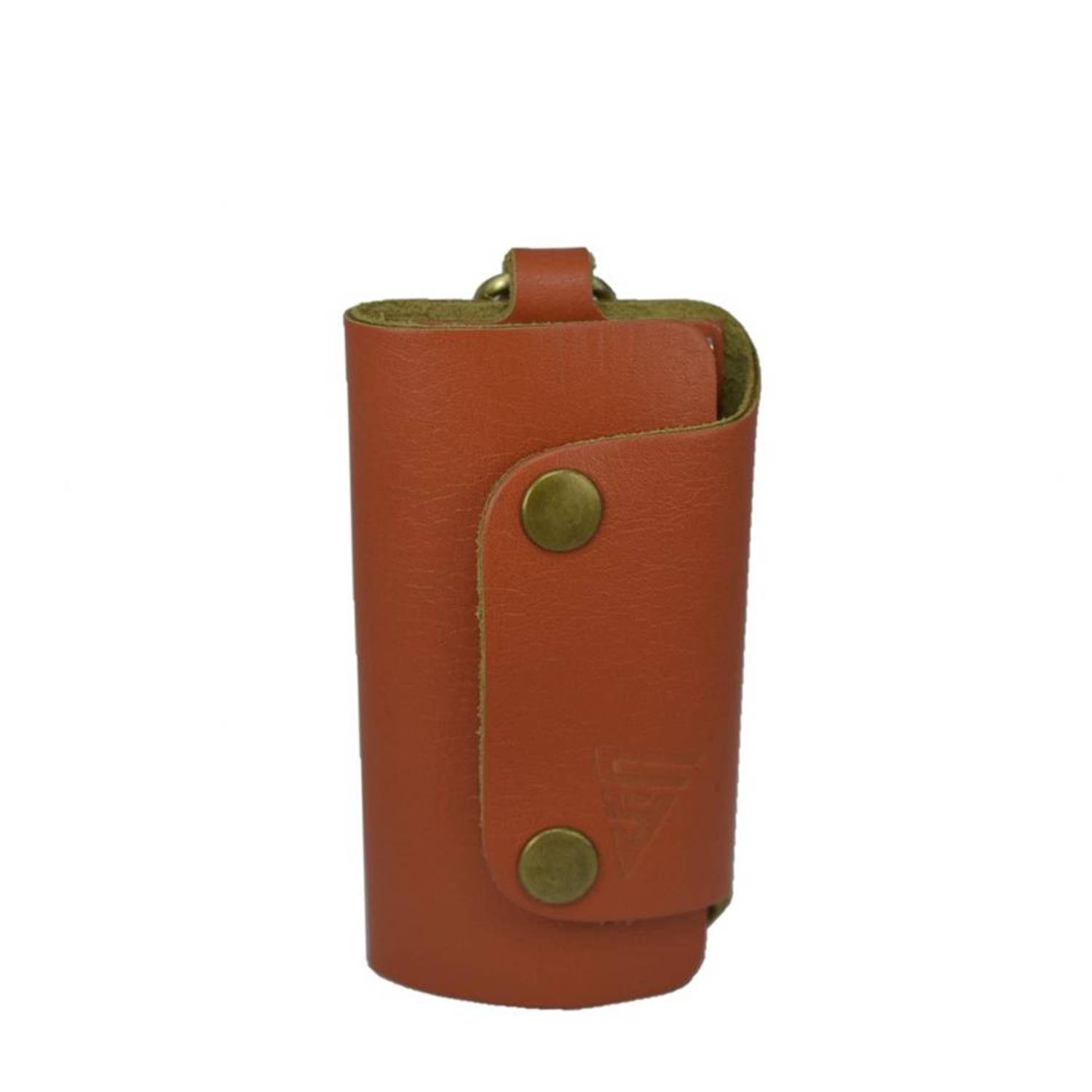 Ключница из натуральной кожи таба, 6 ключей, качество фурнитуры, отечественное производство, размеры 10x5 см