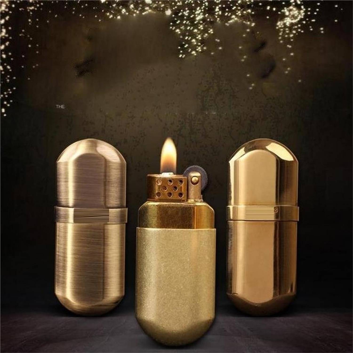 كوبوي بنزين ريترو مينيمال نحاسي نحيف