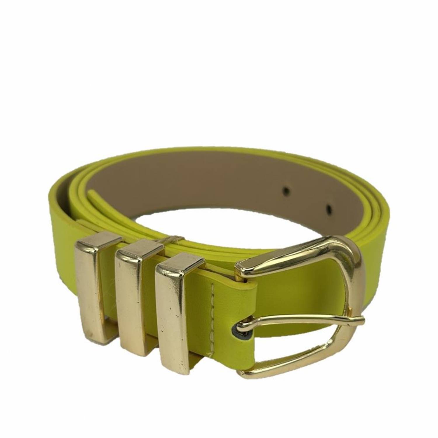 Vegan Deri Hll1158 Kadın Kemer 100 Cm Yeşil