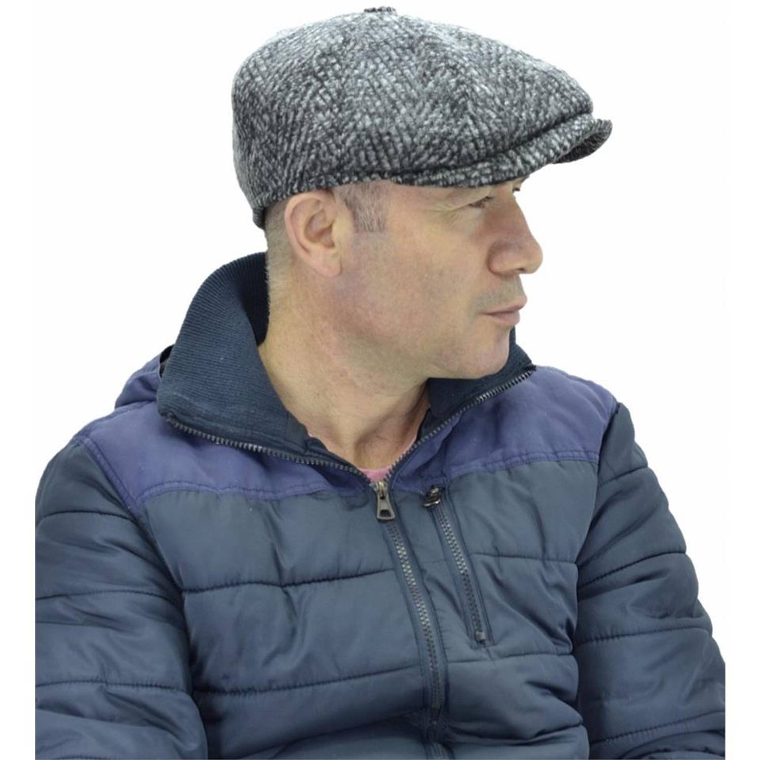 Peaky Blinders British Model Wool Cap Light Gray
