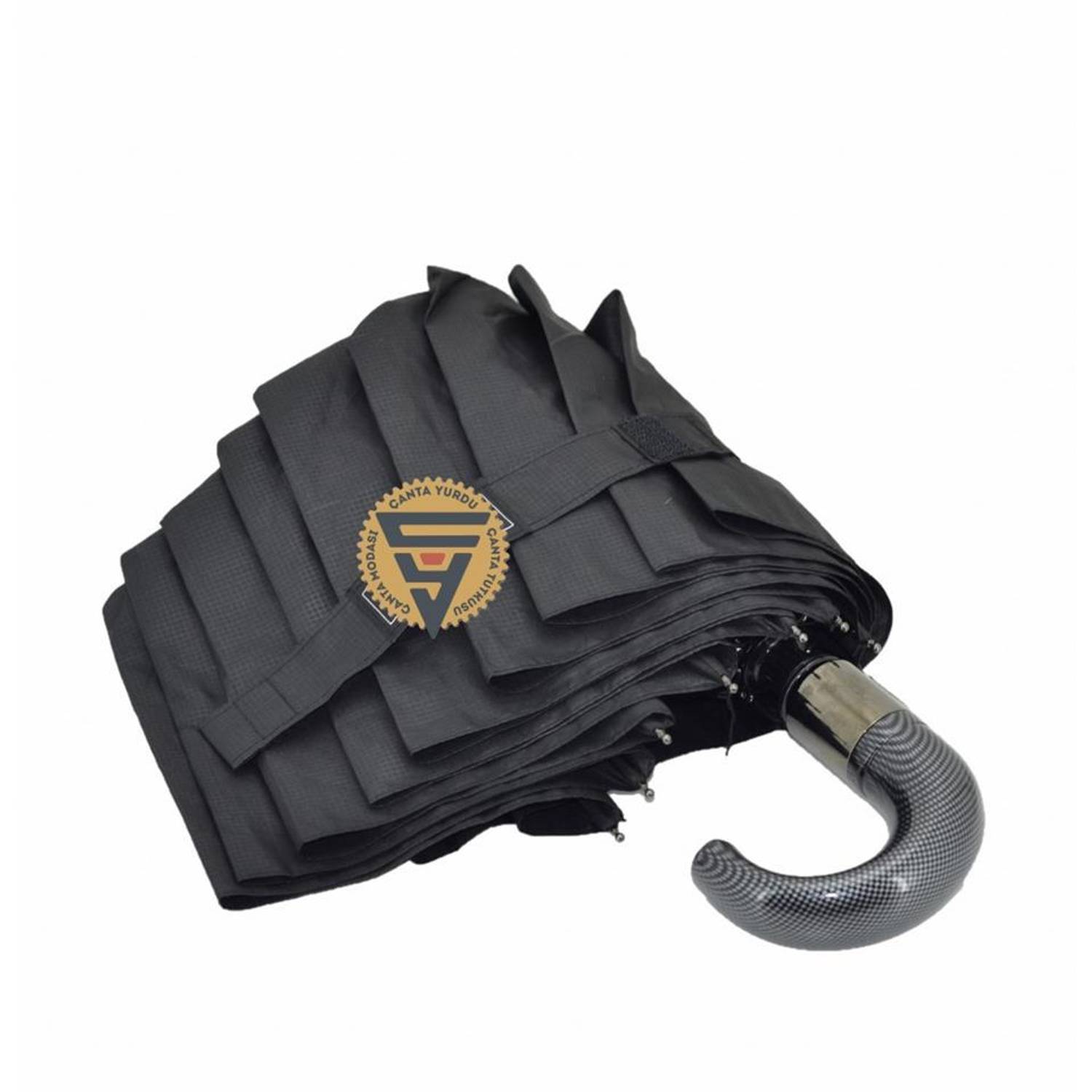 Marlux Tam Otomatik Baston Sap Şemsiye Siyah Sap