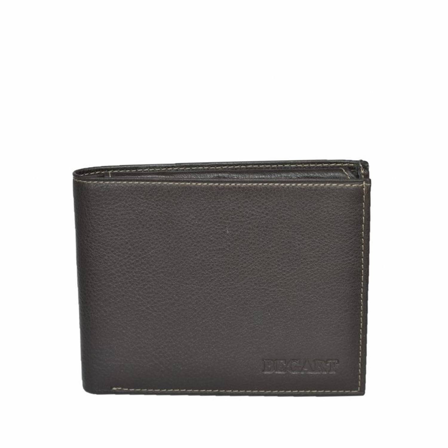 Begart Genuine Leather 12 Compartment Wallet Brown