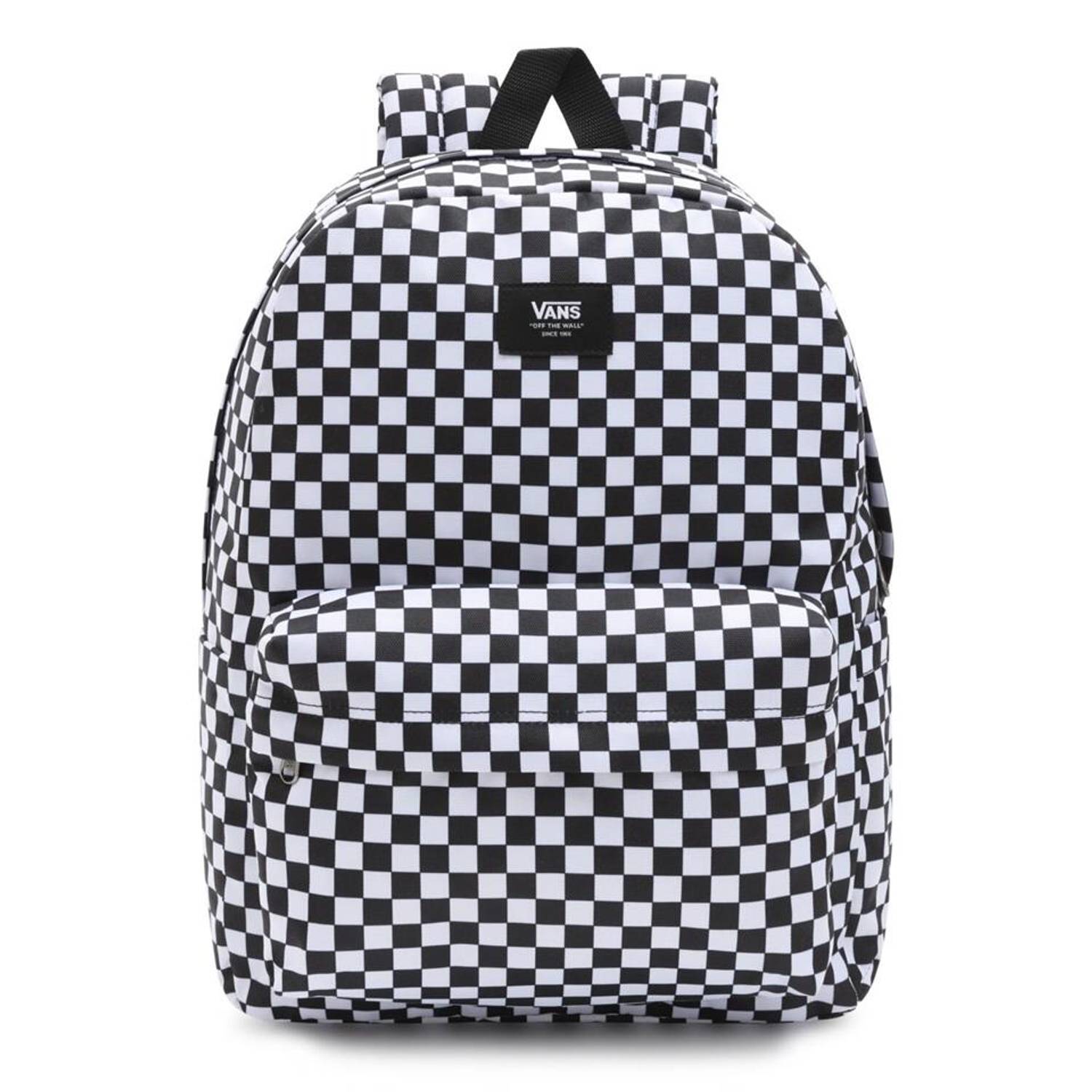 Vans Mn Old Skool Check Backpack Checkered White